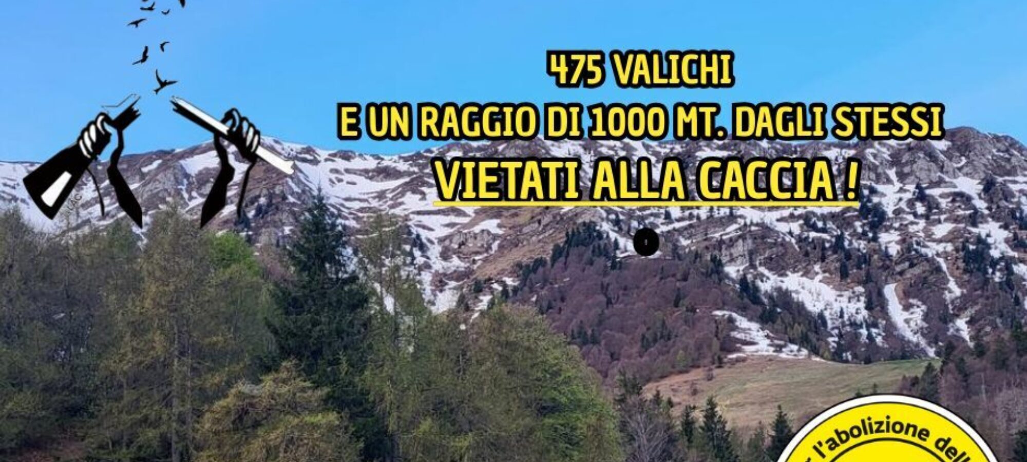 Vittoria Divieto caccia sui valichi alcune spiegazioni LAC Lega Abolizione Caccia