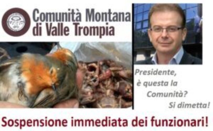 Bracconaggio e illegalità in Valtrompia BS questa è Comunità LAC Lega Abolizione Caccia