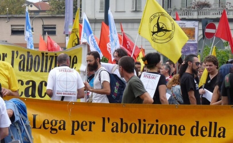Contro la caccia a Firenze 15092018 LAC Lega Abolizione Caccia