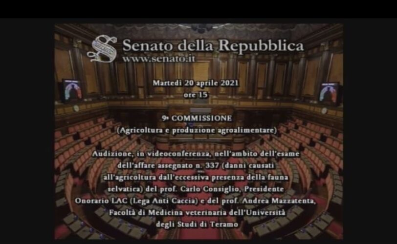 Fauna selvatica La scienza in Commissione Agricoltura LAC Lega Abolizione Caccia