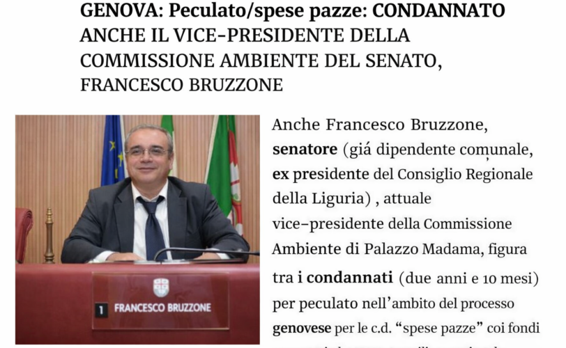 Firefly gpt image GENOVA Peculato spese pazze CONDANNATO ANCHE IL VICE PRESIDENTE DELLA COMMISSIONE A 798018