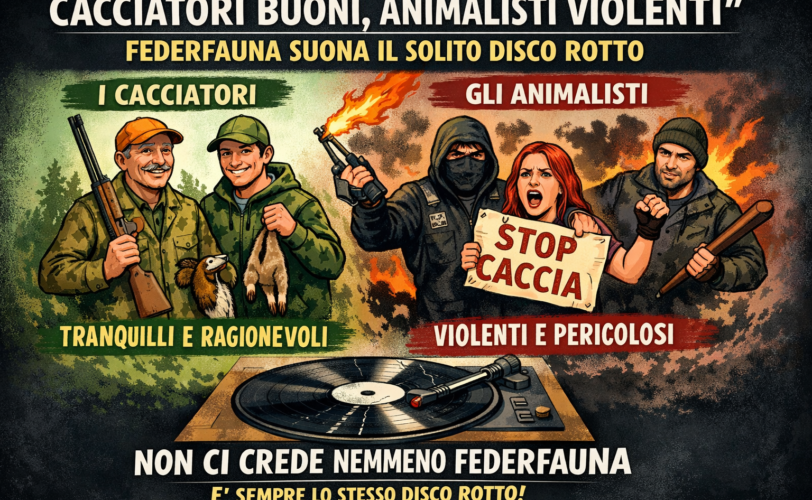 Firefly gpt image CACCIATORI BUONI ANIMALISTI VIOLENTI FEDERFAUNA SUONA IL SOLITO DISCO ROTTO Non 524346