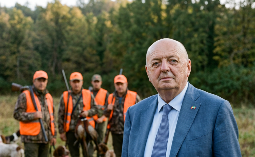 ministro picchetto fratin con cacciatori - Chiediamo fermi il disastro del DDL 1552