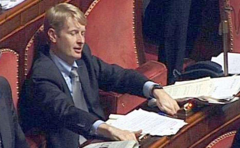 Malan durante le votazioni