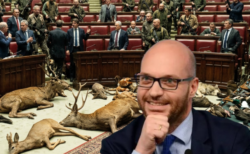 Presidente Fontana alla Camera e fauna uccisa per Pdl sparatutto