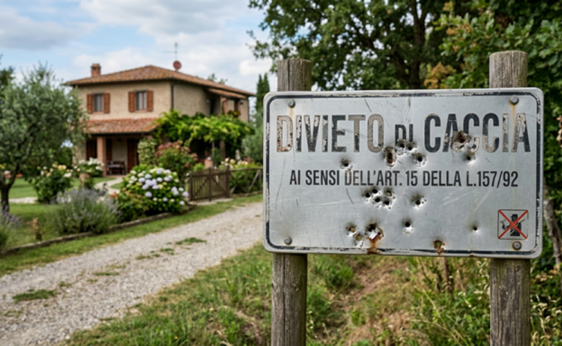 Divieto caccia proprietà privata