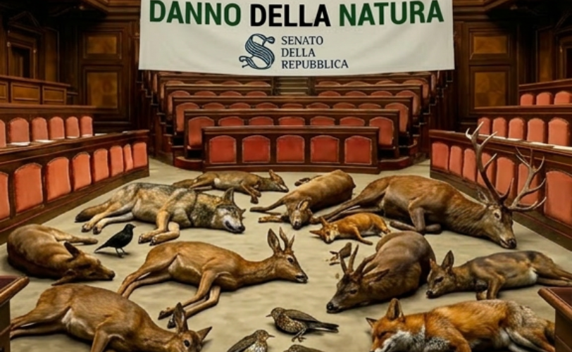 Senato animali tordi uccisi